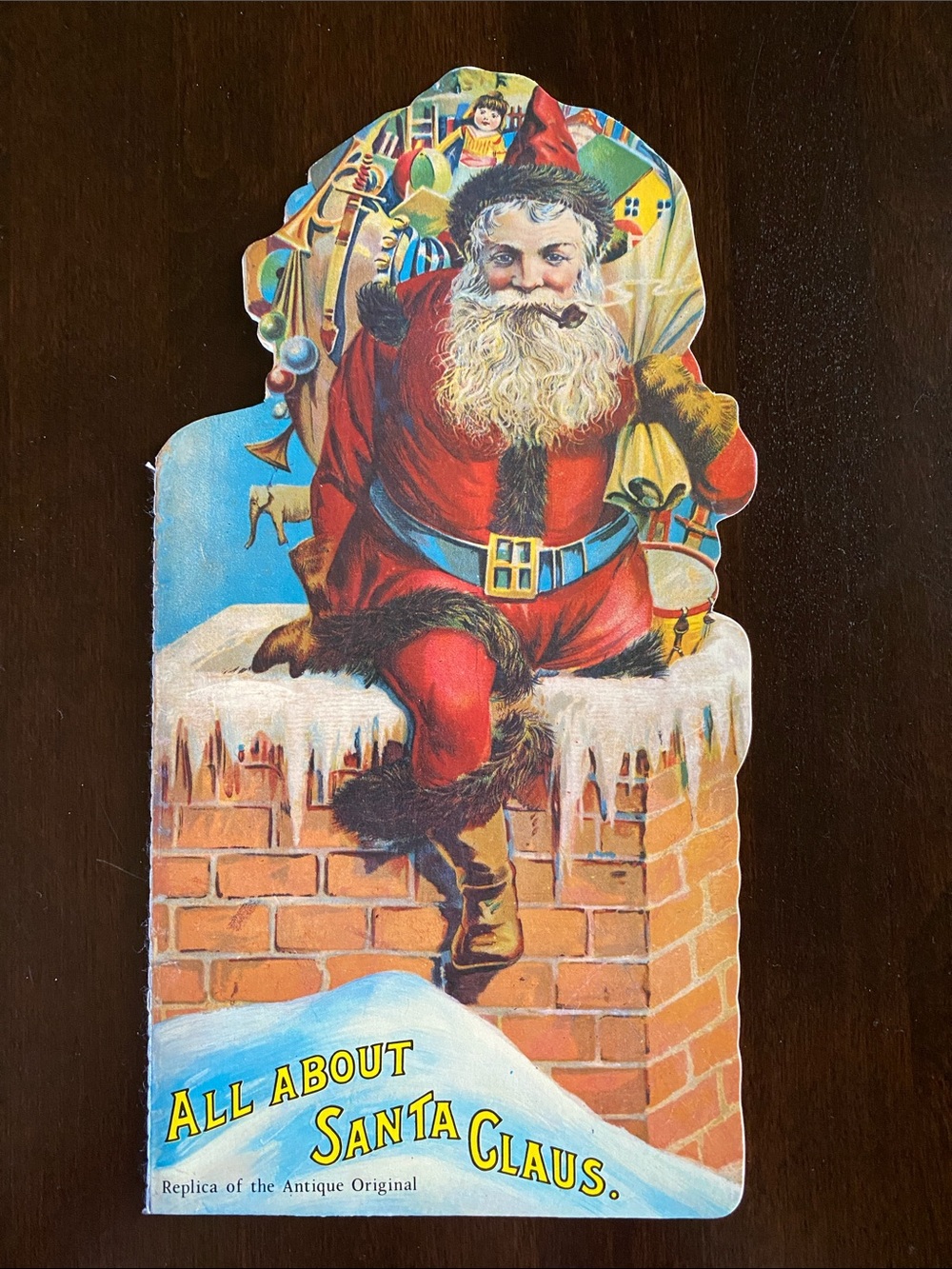 Vintage "All About Santa Claus' Replica Children's Book